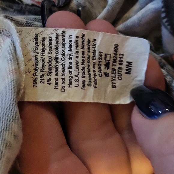 Simons Twik white shirt with pattern and lace M - Picture 8 of 8